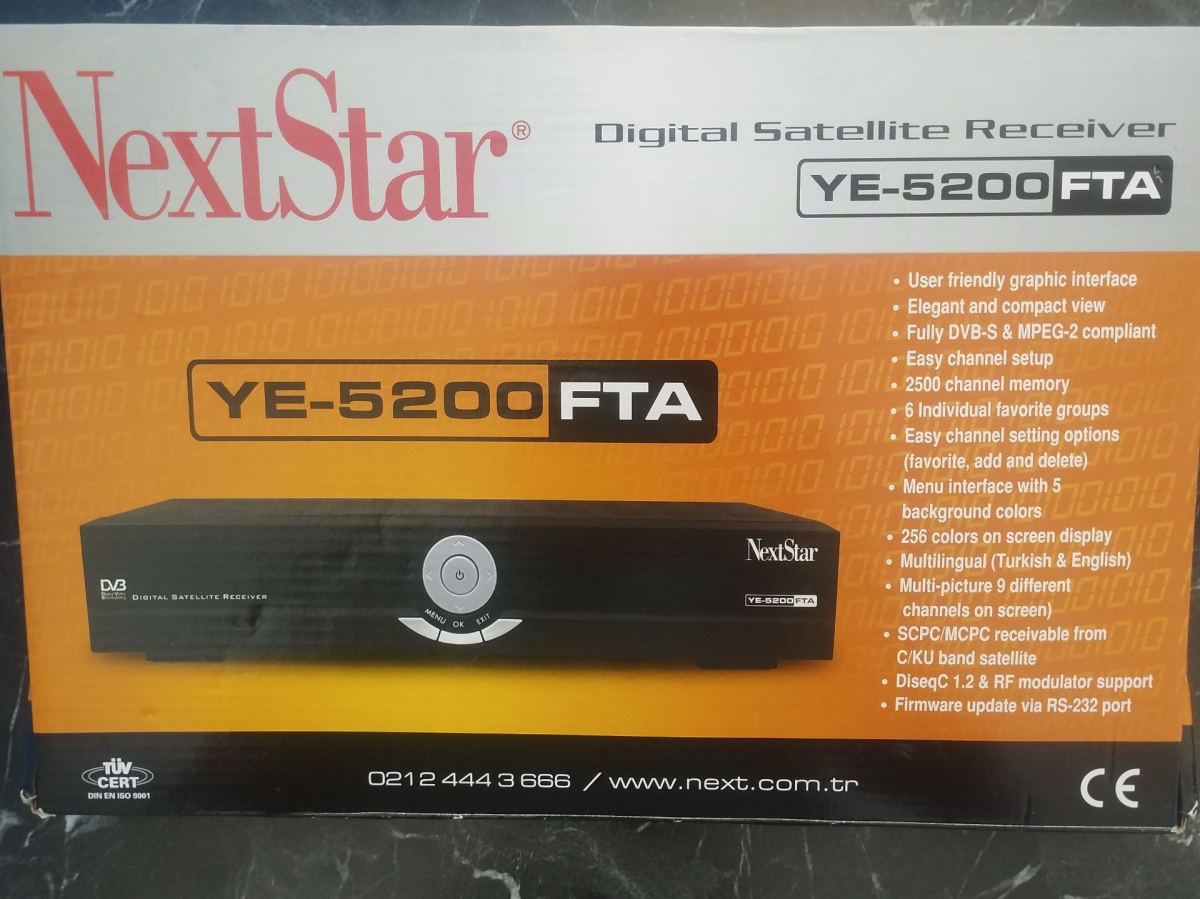 NextStar YE-5200 uydu alıcısı