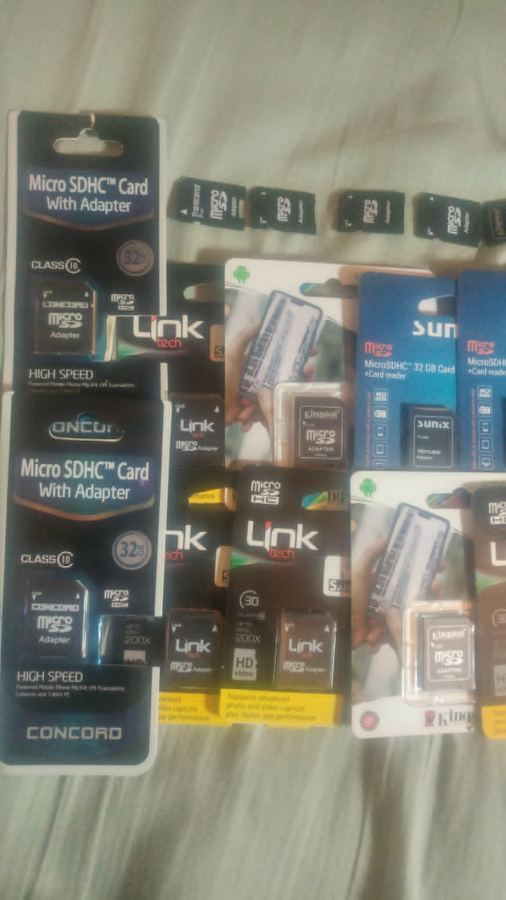 36 adet mikro sd hafıza kartı