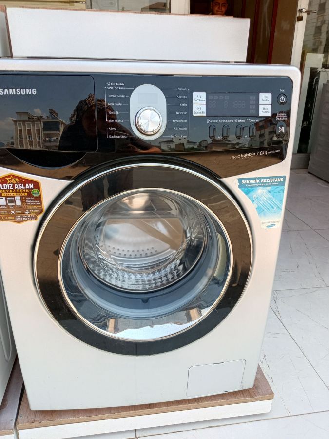 Teknik servis garantili sıfır ayarında sorunsuz bütün bakımları yapılmıştır 7 kg inverter montor