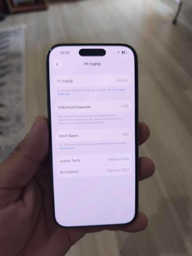iPhone 15 Pro 128GB İyi Durumda